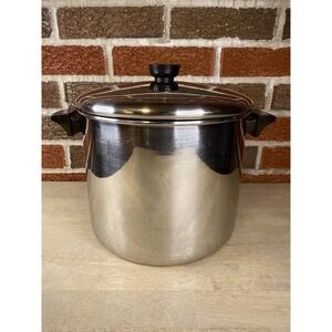 1801 Revere Ware Stainless Steel 8 Qt. Stock Pot W/ Lid 83 Clinton, Illinois